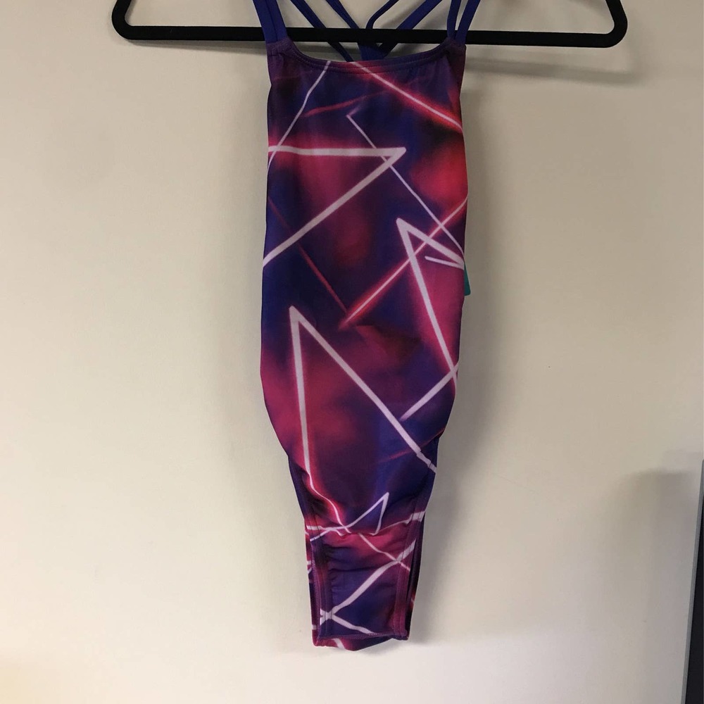 Speedo Women's SIZE 26 Swimsuit One Piece Endurance Fixed Back Double St… - Picture 3 of 5